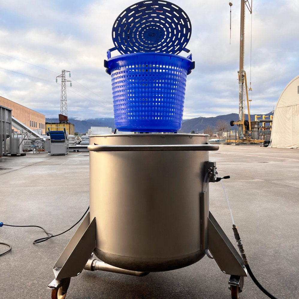 Nuova lavatrice a cesto per ortofrutta 