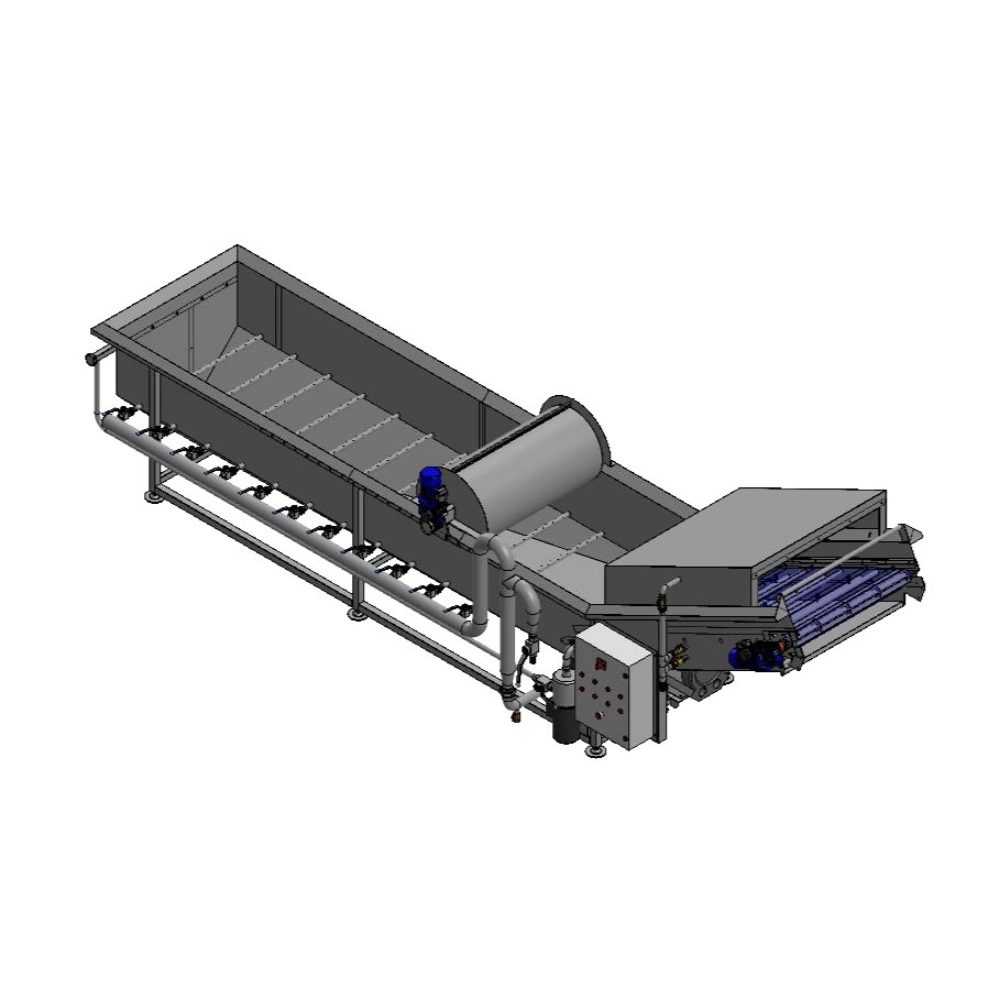 Blasenwaschtank für gesammeltes Holz und Pelletproduktion