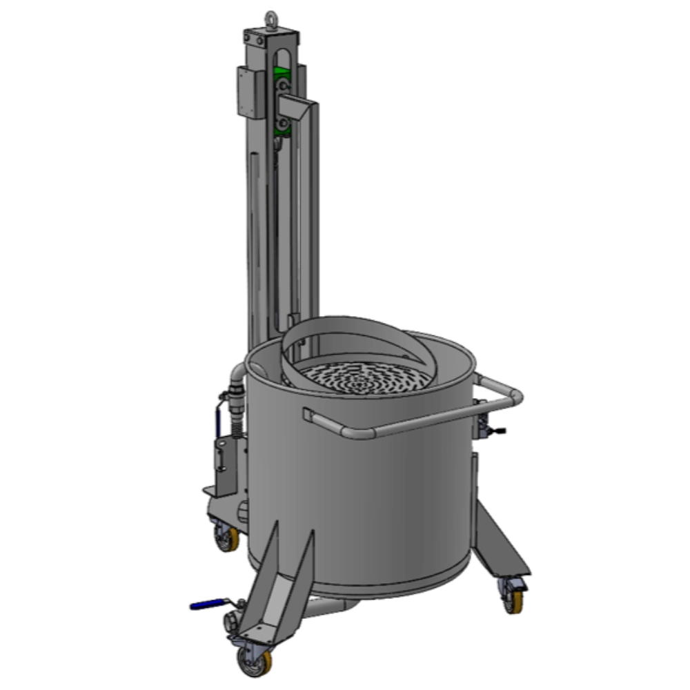 Washing tank for immersion and insulation leak testing of aerospace sector products