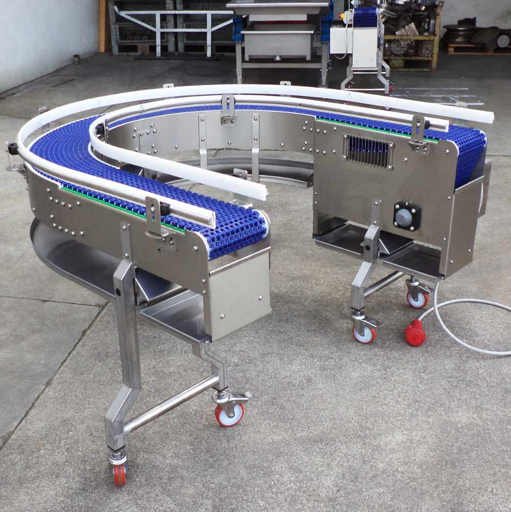 Nastro trasportatore curvo modulare - Favrin srl